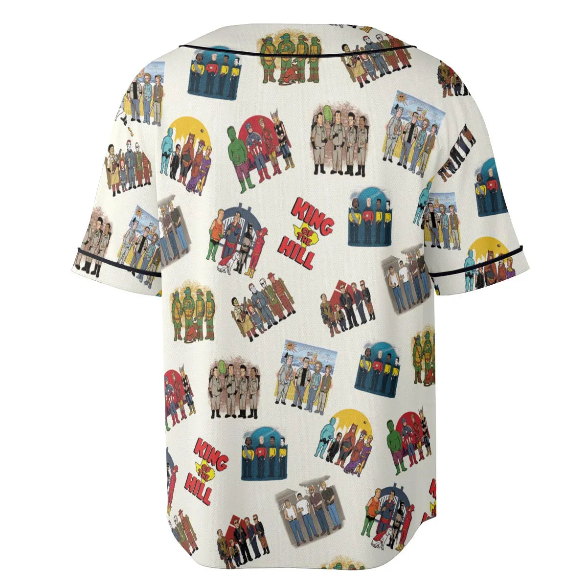 Hank Hill's Friends King Of The Hill Parody Unisex Baseball Jersey