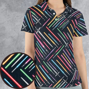 Lightsabers Star Wars Pattern AOP Men/Women Polo Shirt