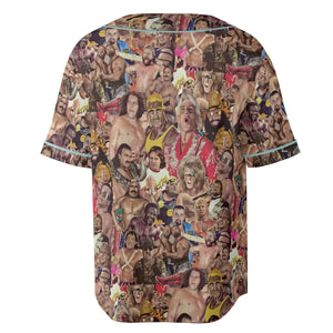 Pro Wrestlers Unisex Baseball Jersey