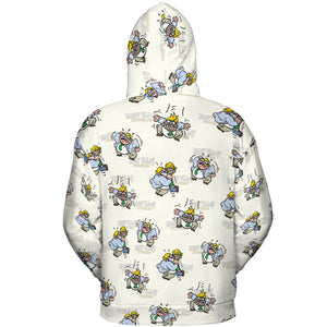 Matt Foley Fitness Exercises SNL All-over Print Hoodie