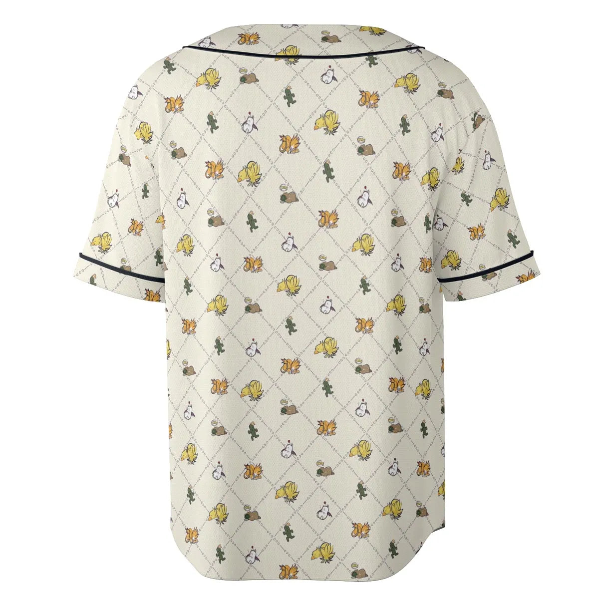 Final Fantasy Sleeping Creatures Pattern Unisex Baseball Jersey