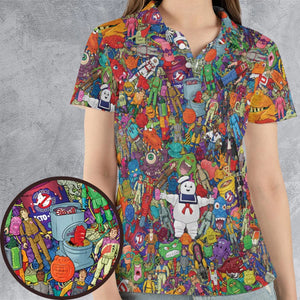 Ghostbusters Toybox AOP Men/Women Polo Shirt
