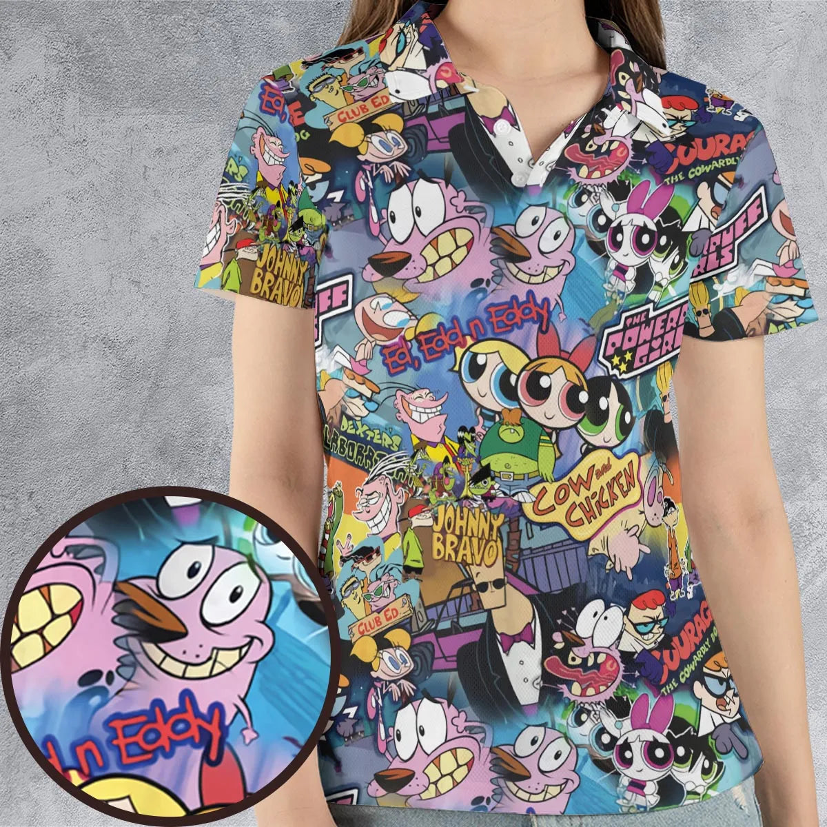 Cartoon Craze AOP Men/Women Polo Shirt
