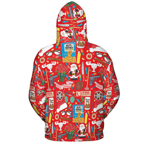 All-over Print Hoodie - PF87Q185 -  - 4