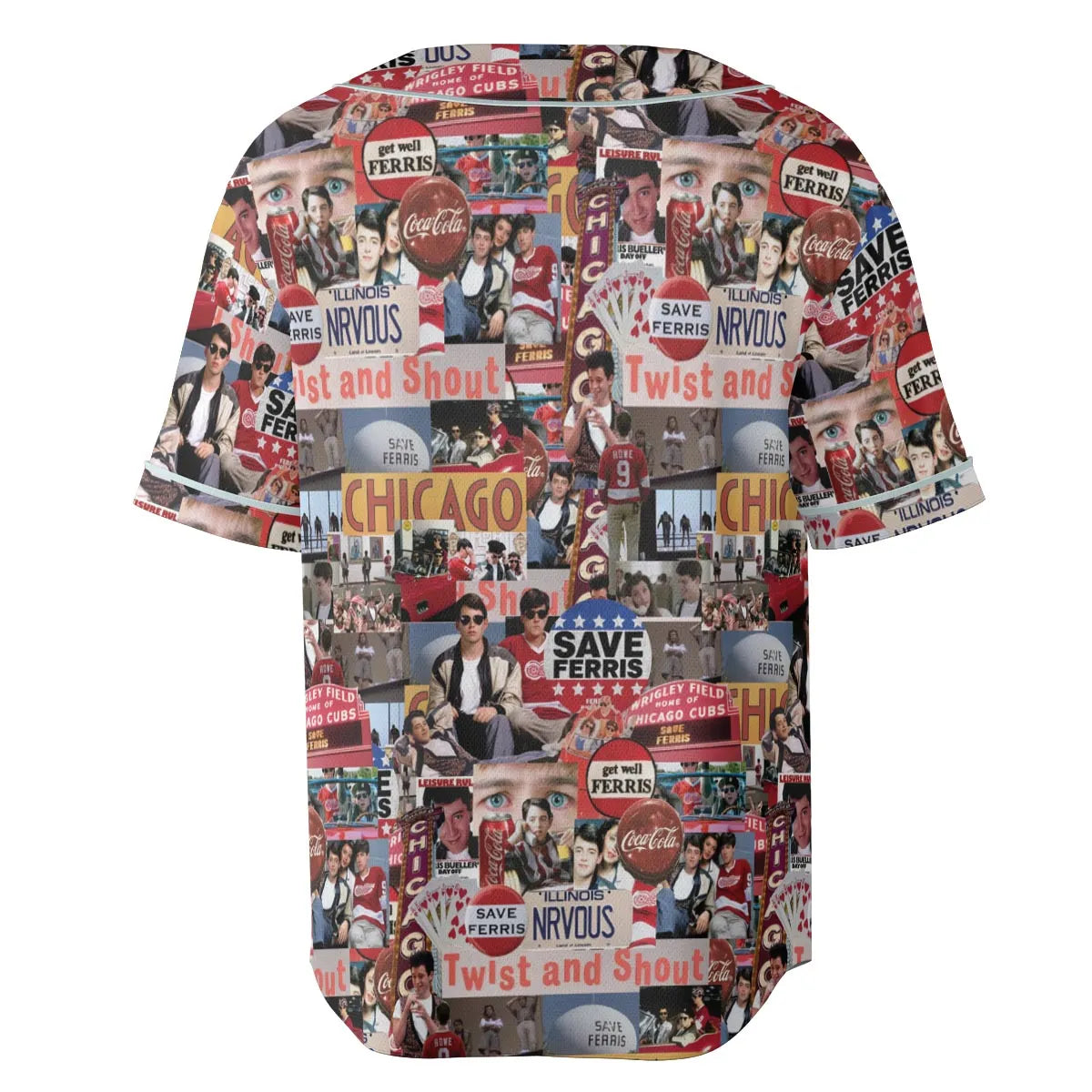 Vintage Aesthetic Ferris Bueller's Day Off Unisex Baseball Jersey
