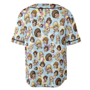 Retro TV The Brady Bunch Characters Unisex Baseball Jersey