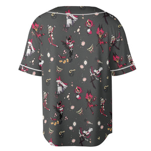 Helluva Hazbin Unisex Baseball Jersey
