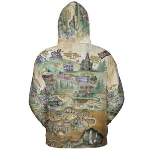 The Goonies Adventure Map All-over Print Hoodie