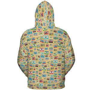80s Playlist Pattern All-over Print Hoodie