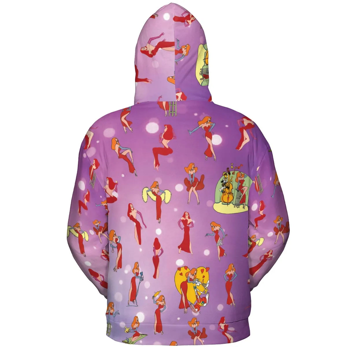 Red Hot Jessica Rabbit Who Framed Roger Rabbit All-over Print Hoodie