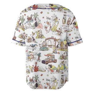 Stone Age Life The Flintstone Unisex Baseball Jersey