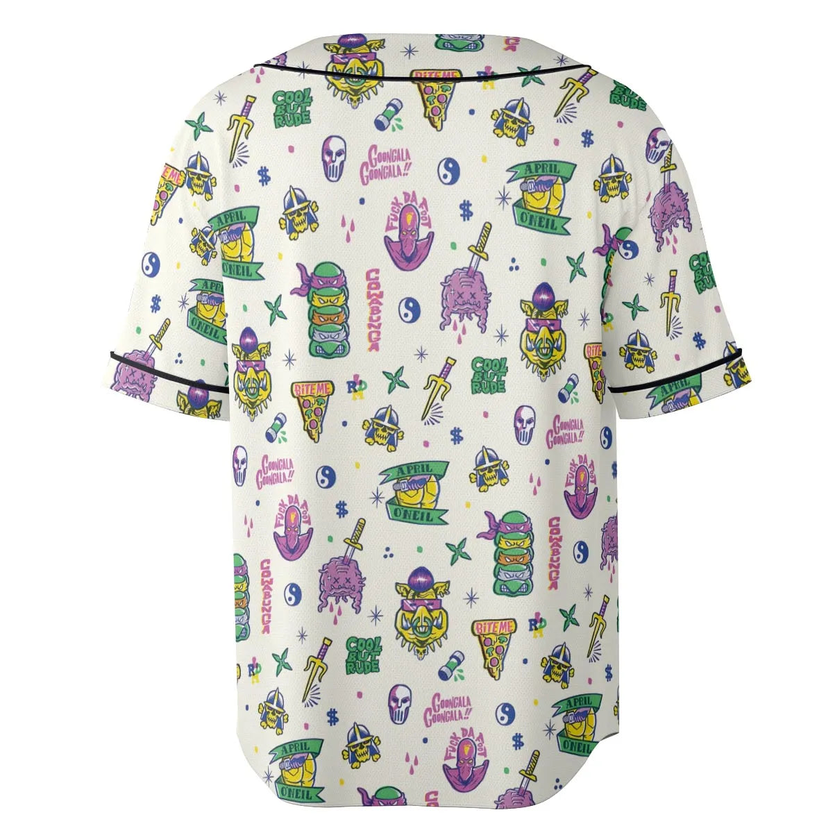 Shell Shock Teenage Mutant Ninja Turtles Unisex Baseball Jersey