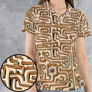 Fantasy Drip Labyrinth AOP Men/Women Polo Shirt