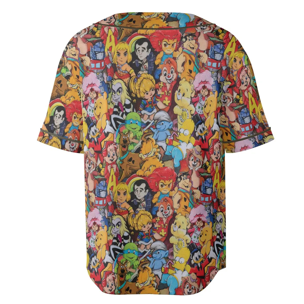 Old Cartoon Characters Unisex Baseball Jersey
