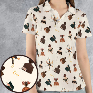 Clue The Movie Characters Pattern AOP Men/Women Polo Shirt