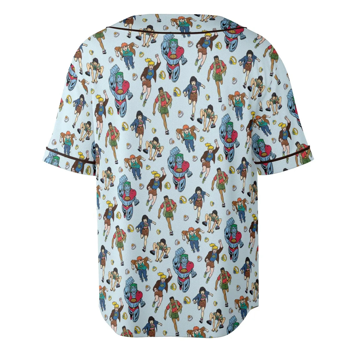 Save The Planet Captain Planet and the Planeteers Unisex Baseball Jersey