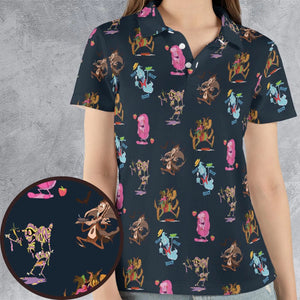 Funny Cereal Monsters Universal Monsters AOP Men/Women Polo Shirt