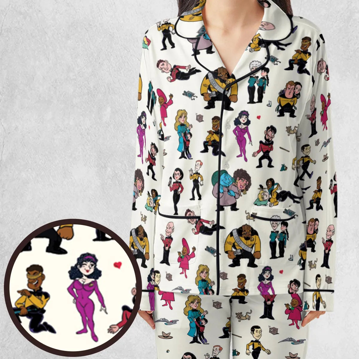 Star Trek TNG Tribute Pajamas Set