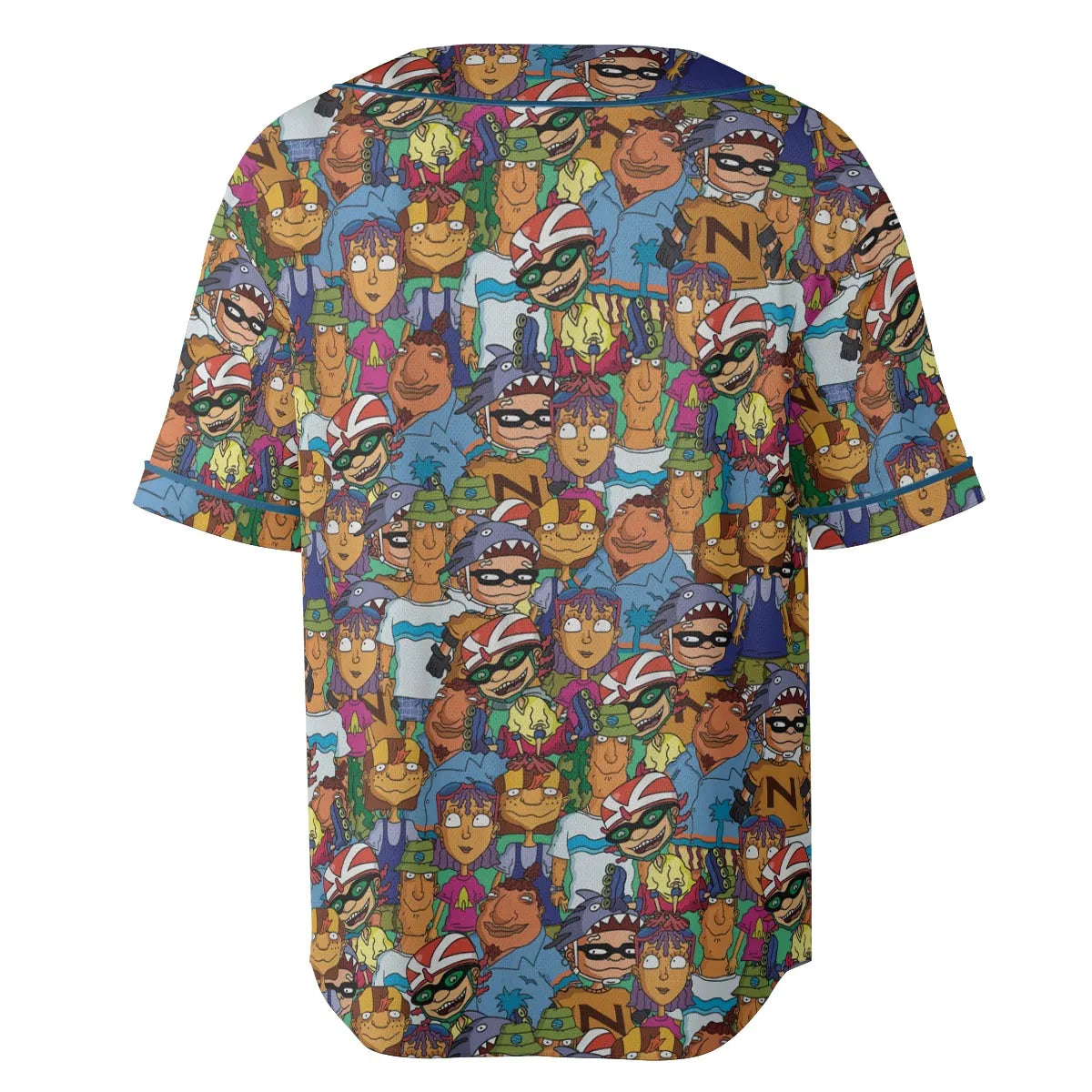 Rocket Power Characters Unisex Baseball Jersey