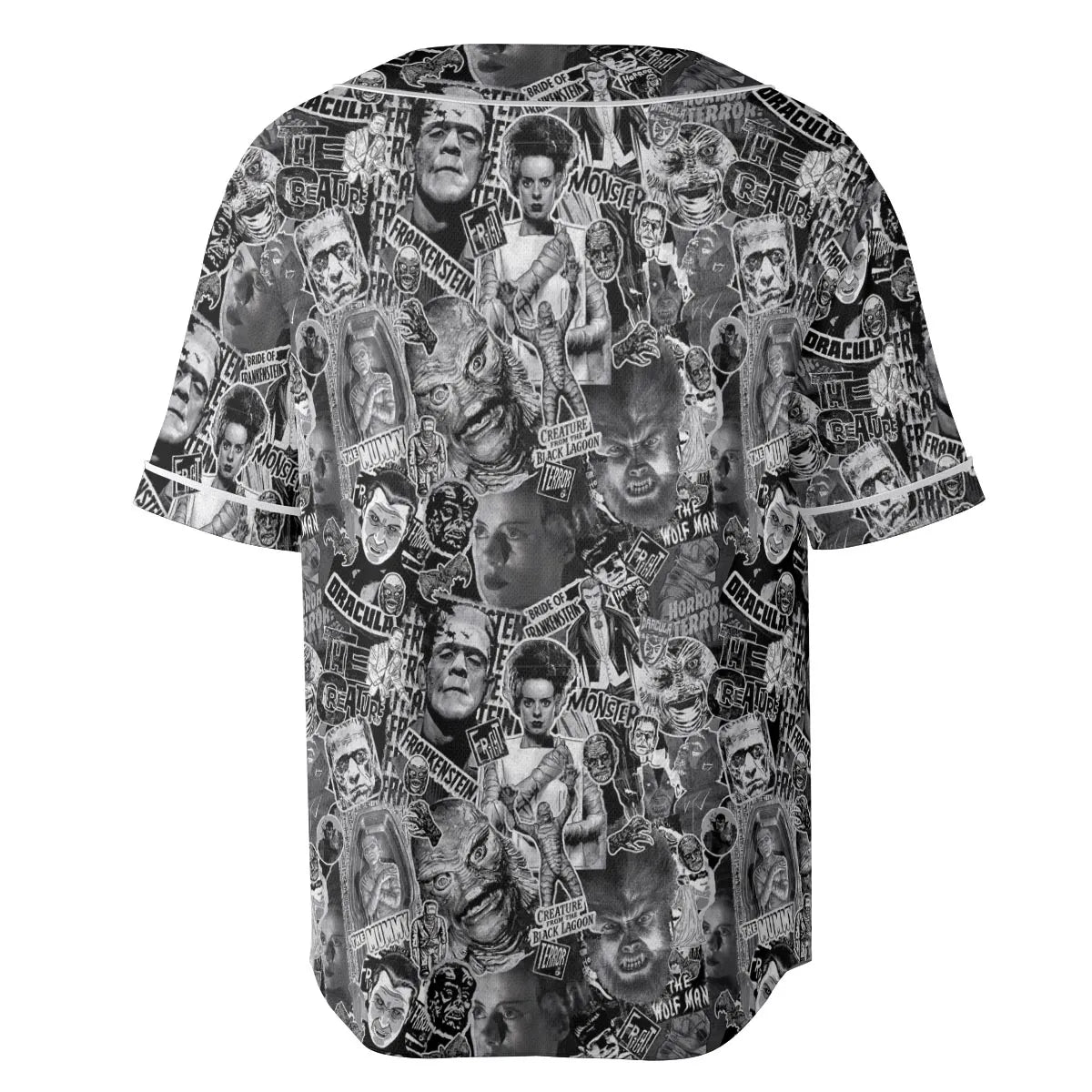 The Monsters Universal Classic Monsters Unisex Baseball Jersey
