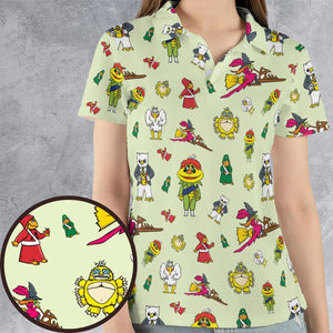 H.R. Pufnstuf Characters Sid and Marty AOP Men/Women Polo Shirt