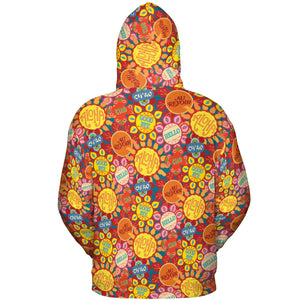 It's a Small World Flowers All-over Print Hoodie