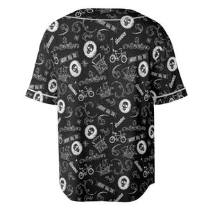 Never Say Die The Goonies Pattern Unisex Baseball Jersey