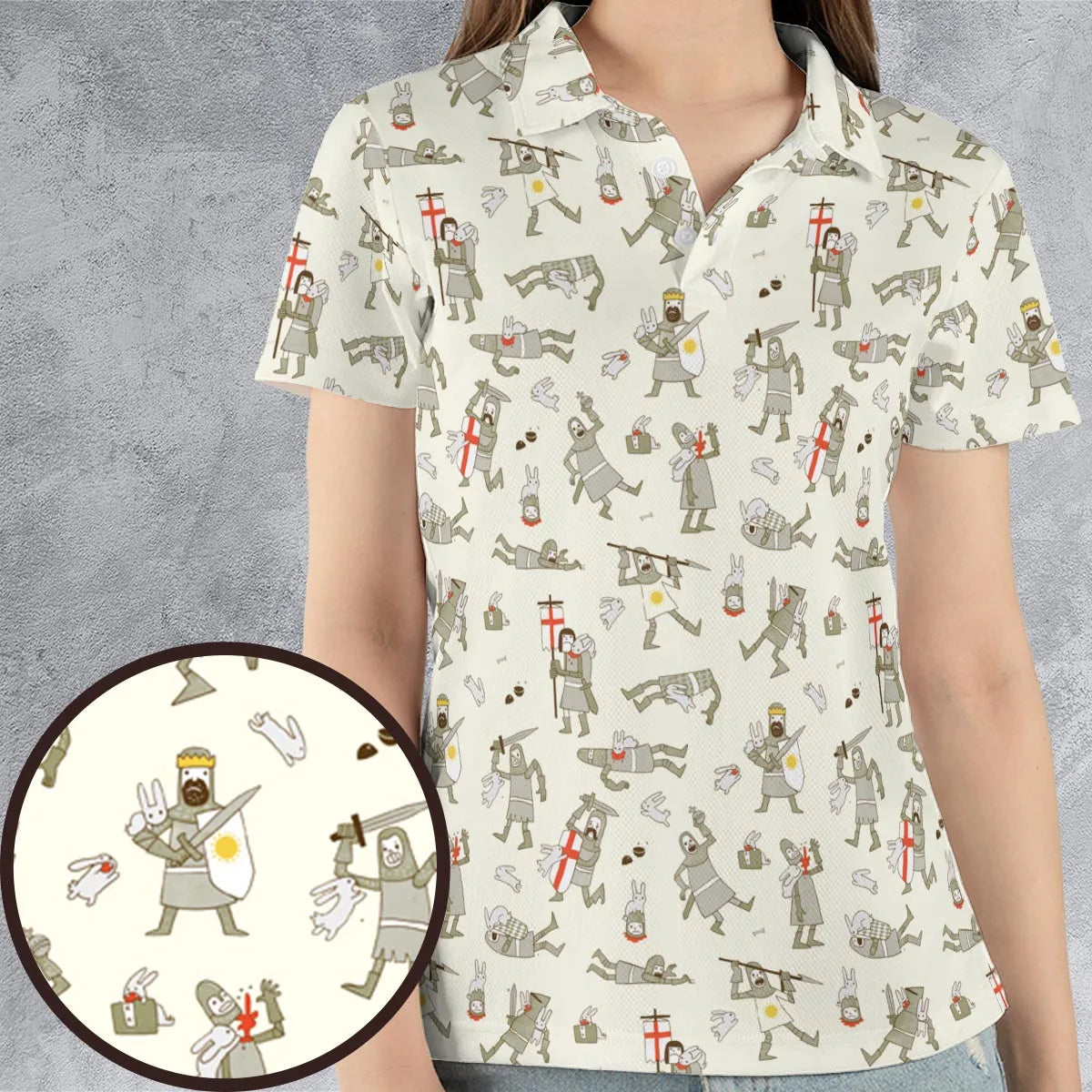 Bad Tempered Rodents Monty Python AOP Men/Women Polo Shirt