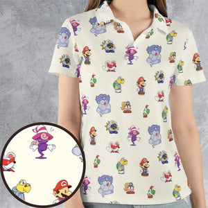 Play In Style Super Mario AOP Men/Women Polo Shirt