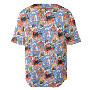 To The Rescue The A Team Pattern Unisex Baseball Jersey