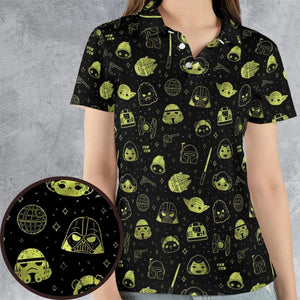 PewPew Star Wars AOP Men/Women Polo Shirt