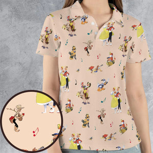 Disney Classics Melody Time AOP Men/Women Polo Shirt