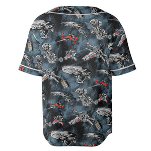 Ultimate Space Fleet Unisex Baseball Jersey