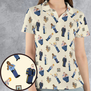 Cop Comedy Paradise Pd AOP Men/Women Polo Shirt