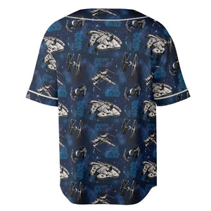 Star Wars Ships Pattern Unisex Baseball Jersey