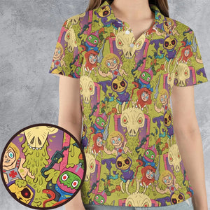 Victims of the Slime Pit He-Man and the Masters of the Universe AOP Men/Women Polo Shirt