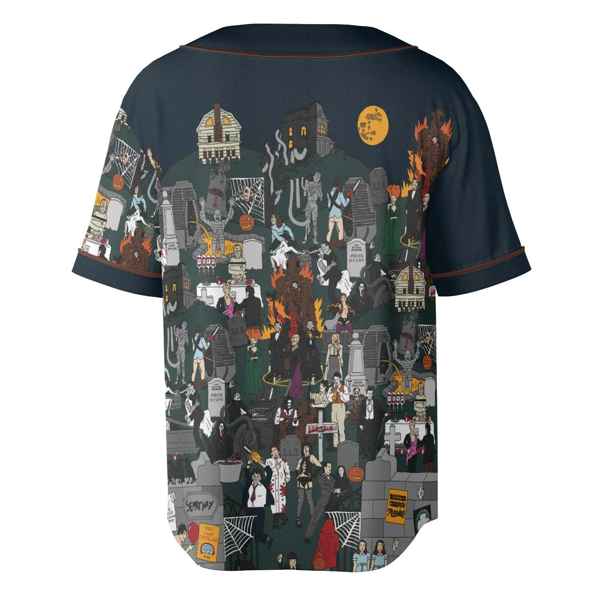 Horror Street Unisex Baseball Jersey