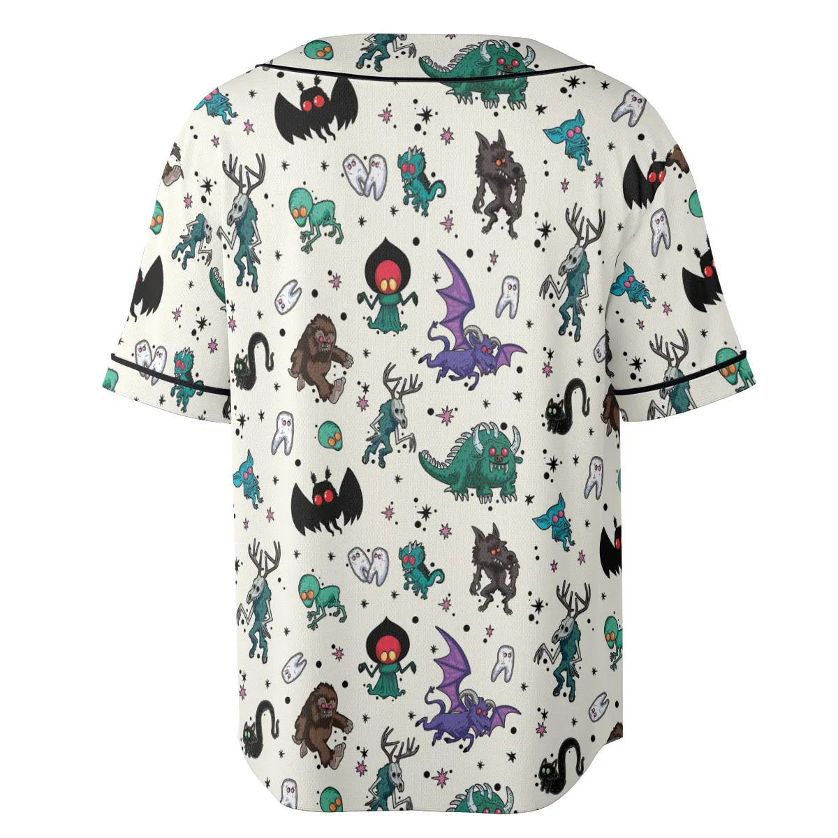 Cryptids of the Americas Cryptozoology Cryptids Monster Unisex Baseball Jersey