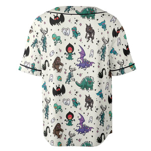 Cryptids of the Americas Cryptozoology Cryptids Monster Unisex Baseball Jersey
