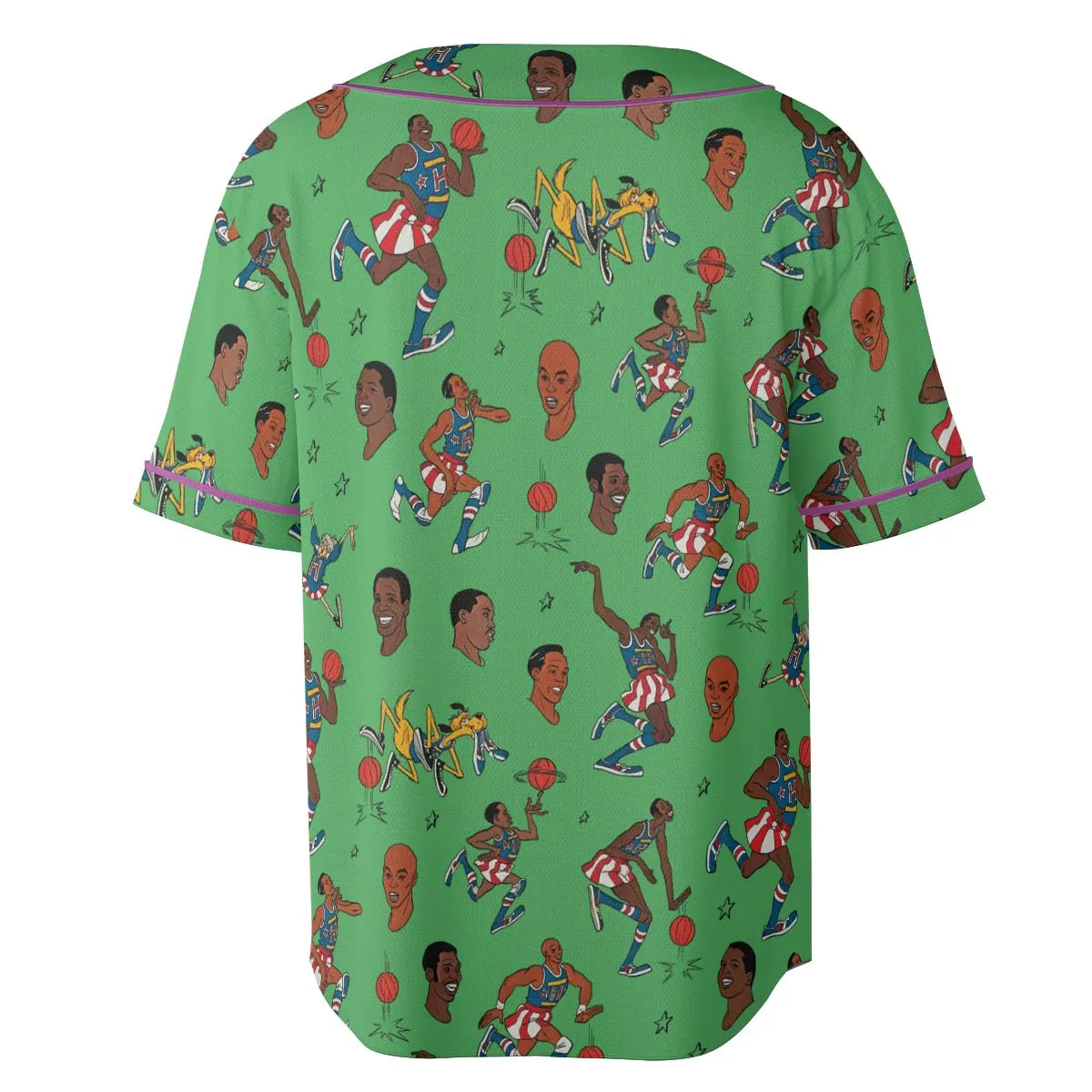 Harlem Globetrotters Characters Unisex Baseball Jersey