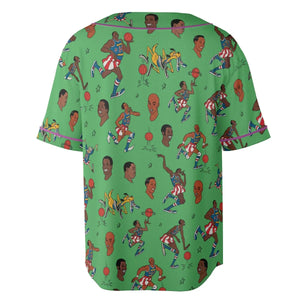 Harlem Globetrotters Characters Unisex Baseball Jersey