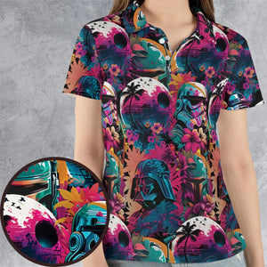 Star Wars Synthwave AOP Men/Women Polo Shirt