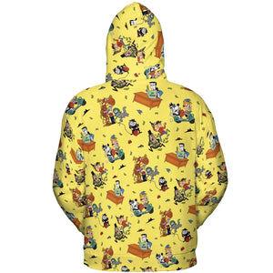 Moose And Squirrel The Adventures of Rocky and Bullwinkle All-over Print Hoodie