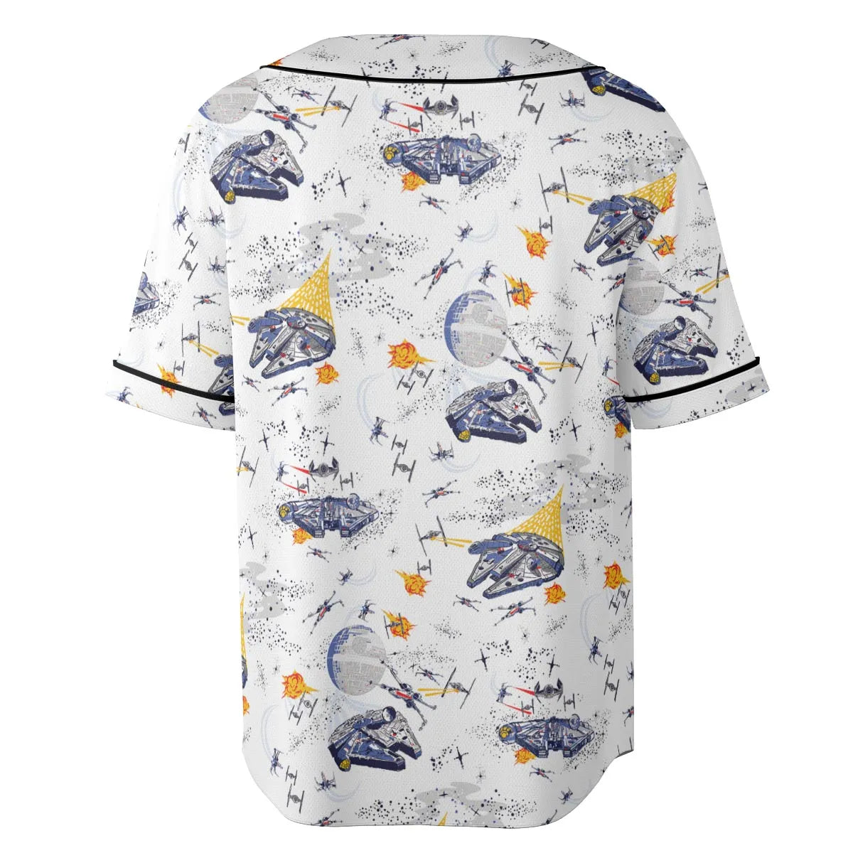 Millennium Falcon Patterns Star Wars Unisex Baseball Jersey