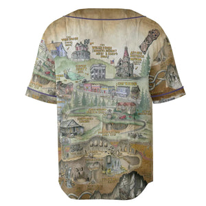 The Goonies Adventure Map Unisex Baseball Jersey