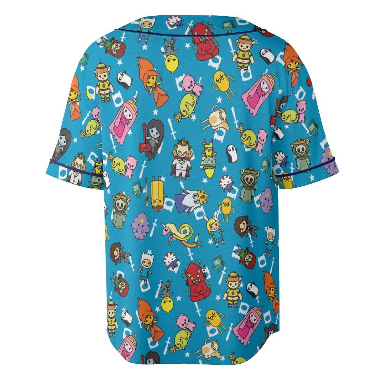 Adventure Time Characters Doodle Unisex Baseball Jersey