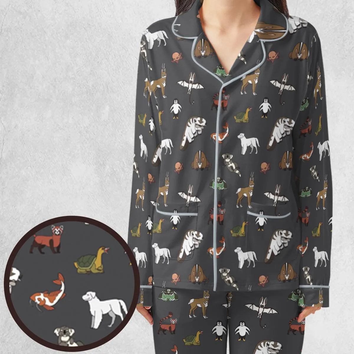 Menagerie Appa Sky Bison Momo Naga Pabu Avartar The Last Airbender Pajamas Set