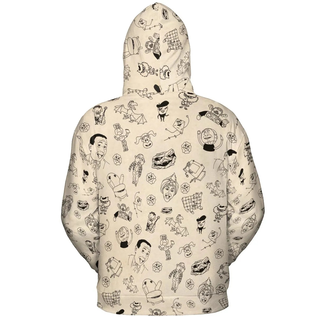 Pee-Wee's Playhouse Characters All-over Print Hoodie