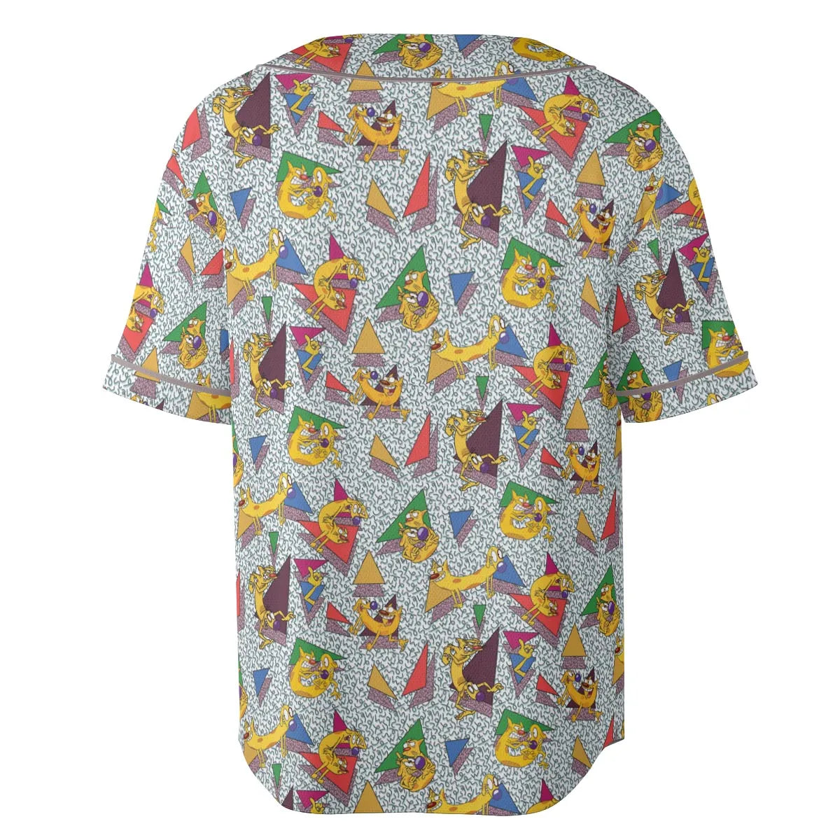 Catdog 90s Cartoon Pattern Unisex Baseball Jersey