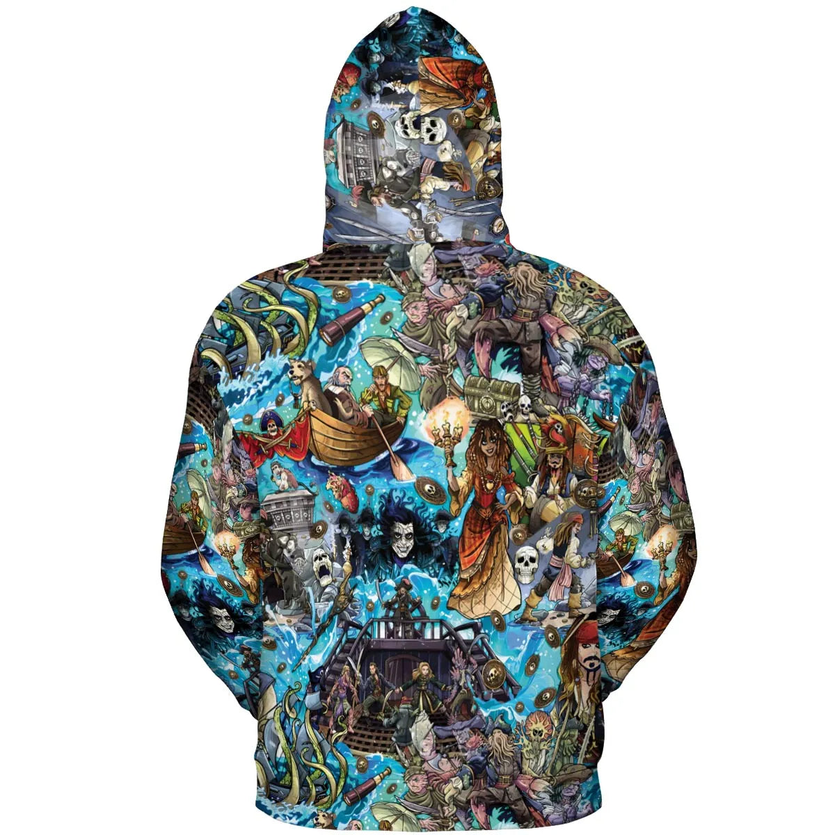 Travel And Fight Pirates of the Caribbean All-over Print Hoodie